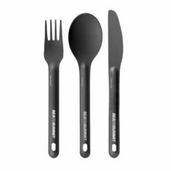 Sea To Summit AlphaLight Cutlery Set - 3pc (Knife, Fork & Spoon) - Grey Anodised