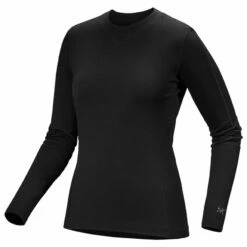 Arc'teryx Women's Rho Merino Wool LS Crew - Black