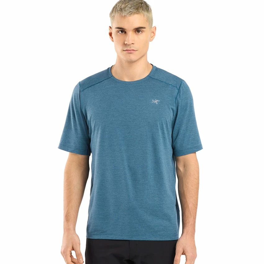 Arc'teryx Men's Cormac Crew S/S T-Shirt - Serene Heather - Image 2