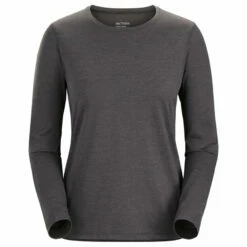 Arc'teryx Women's Taema Crew LS - Black Heather