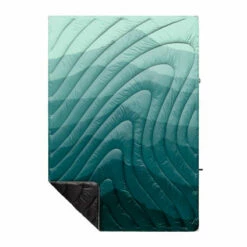 Rumpl Original Puffy Blanket - Cascade Fade - Green