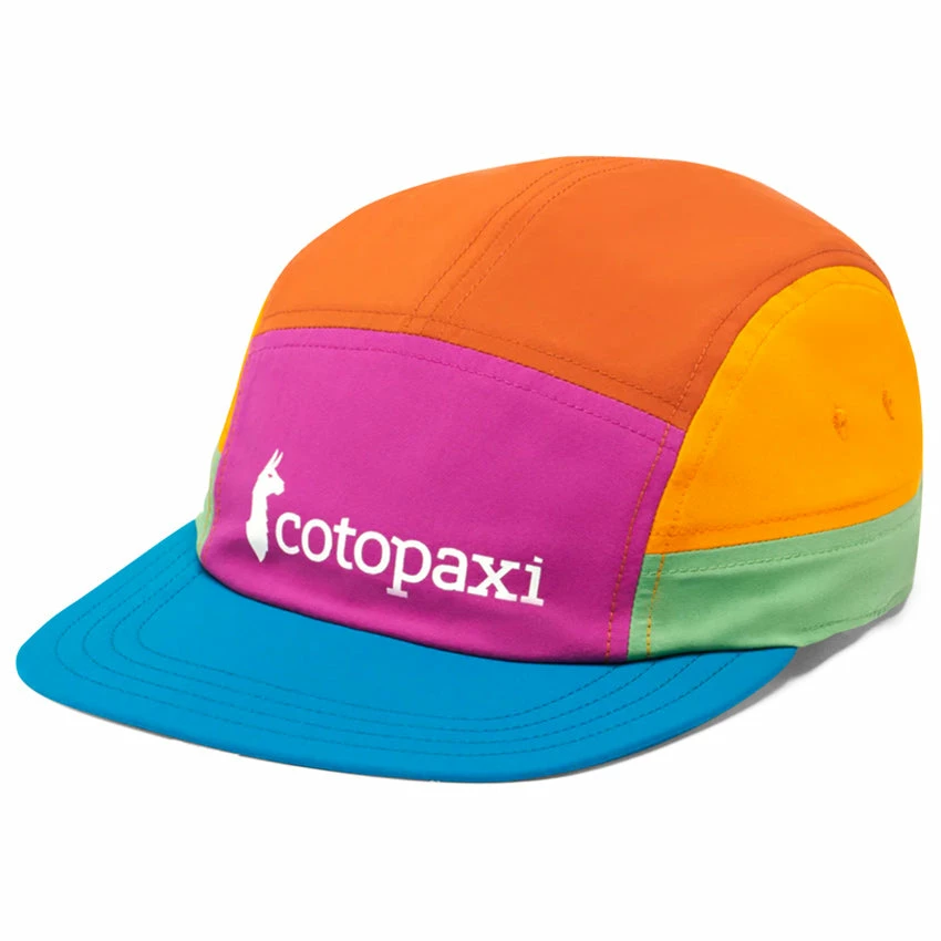 Cotopaxi Tech 5-Panel Hat - Raspberry & Gulf