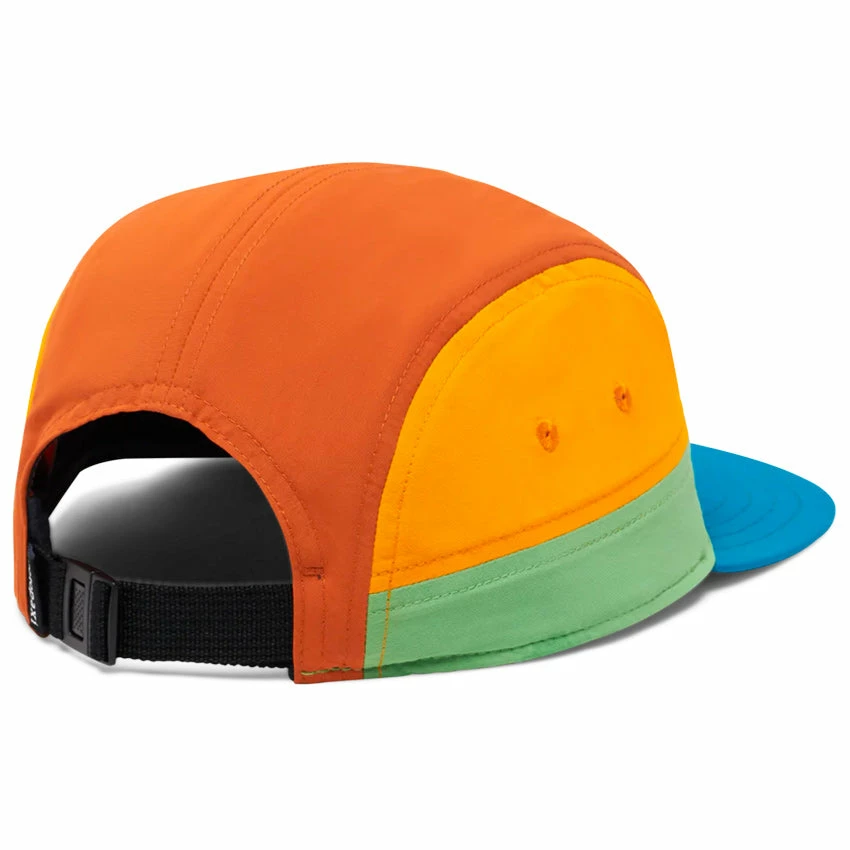 Cotopaxi Tech 5-Panel Hat - Raspberry & Gulf - Image 3