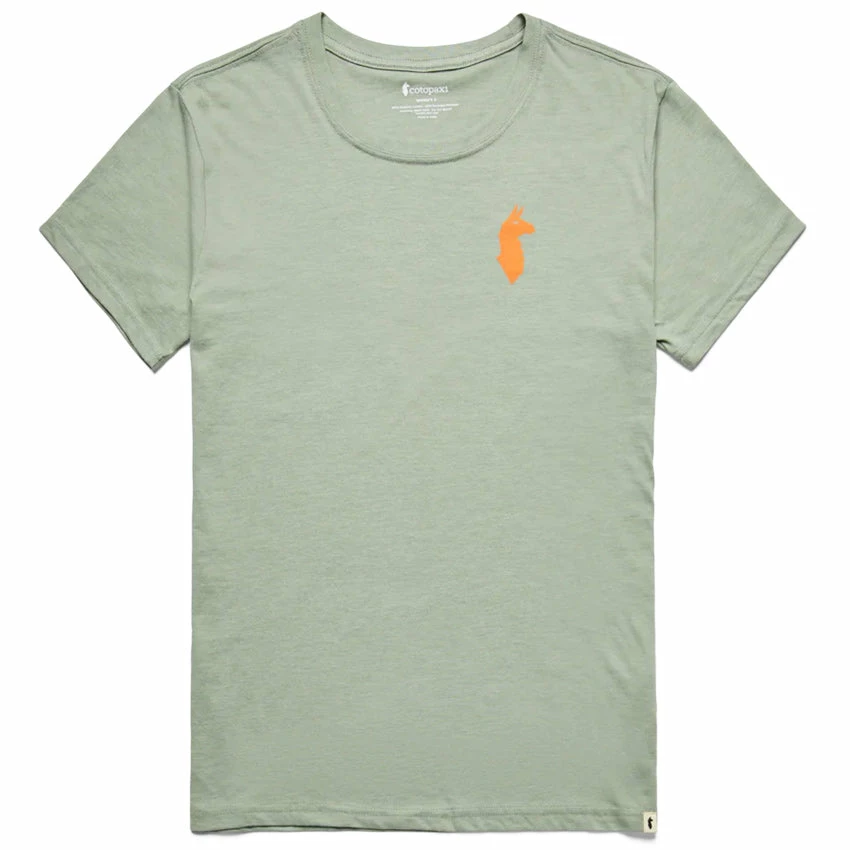 Cotopaxi Women's Happy Day Organic T-Shirt - Silver Leaf - Image 2