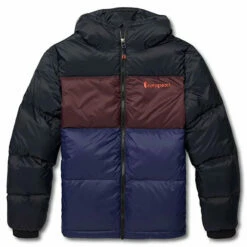 Cotopaxi Women's Solazo Down Hooded Jacket - Black & Maritime