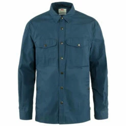 FJÄLLRÄVEN Men's Singi Overshirt - Indigo Blue