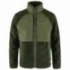 FJÄLLRÄVEN Men's Vardag Pile Jacket - Deep Forest / Laurel Green