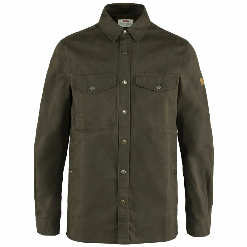 FJÄLLRÄVEN Men's Singi Overshirt - Dark Olive
