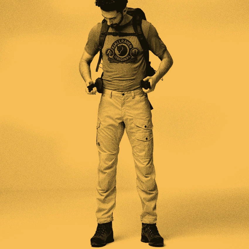 FJÄLLRÄVEN Men's Vidda Pro Lite Trousers - Reg - Dark Grey - Image 3