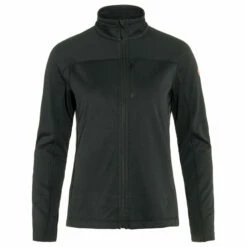 FJÄLLRÄVEN Women's Abisko Lite Fleece Jacket - Black