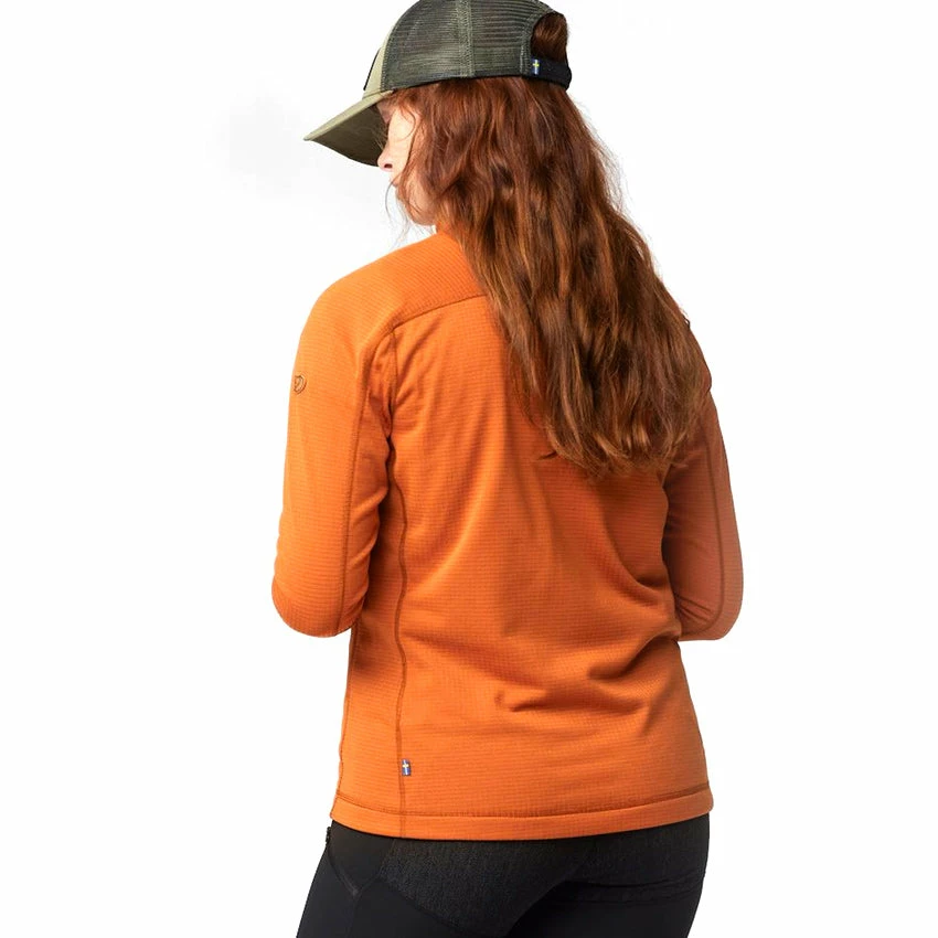 FJÄLLRÄVEN Women's Abisko Lite Fleece Jacket - Terracotta Brown - Image 5