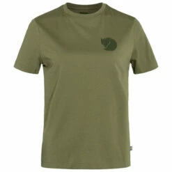 FJÄLLRÄVEN Women's Fox Boxy Logo T-Shirt - Green