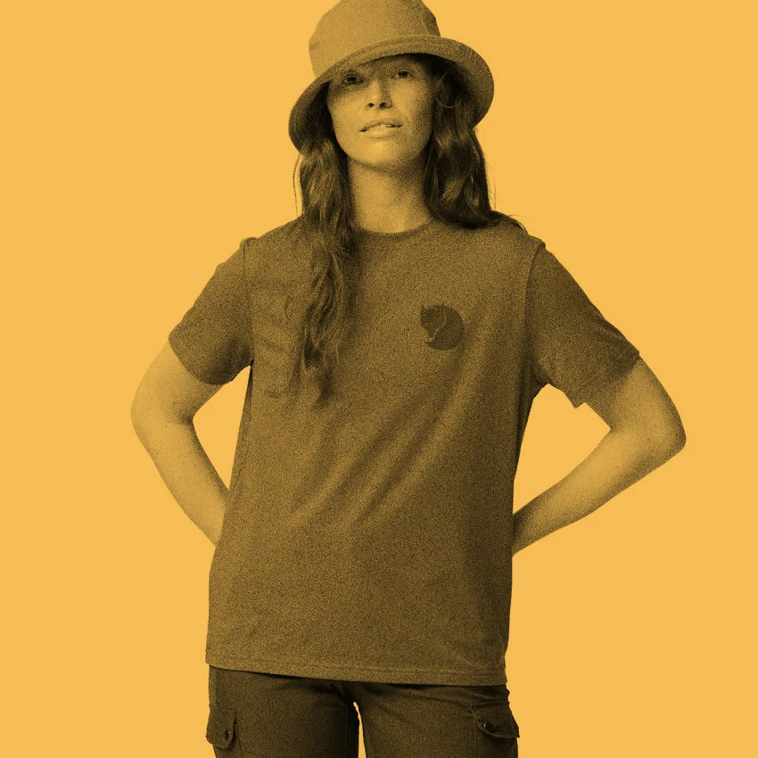 FJÄLLRÄVEN Women's Fox Boxy Logo T-Shirt - Chalk White - Image 4