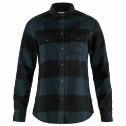 FJÄLLRÄVEN Women's Canada Shirt - Navy / Black