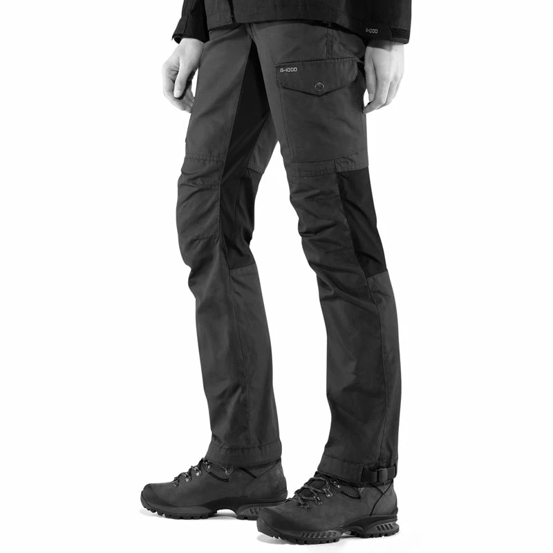 FJÄLLRÄVEN Women's Kaipak Trousers Curved - Dark Navy - Image 3