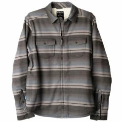 KAVU Men's Eagle Pine Shirt - Midnight Stripe