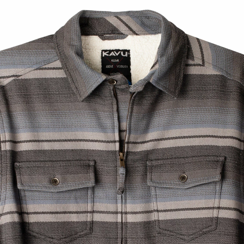 KAVU Men's Eagle Pine Shirt - Midnight Stripe - Image 3