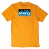 KAVU Men's Klear Above Etch Art T-Shirt - Butterscotch