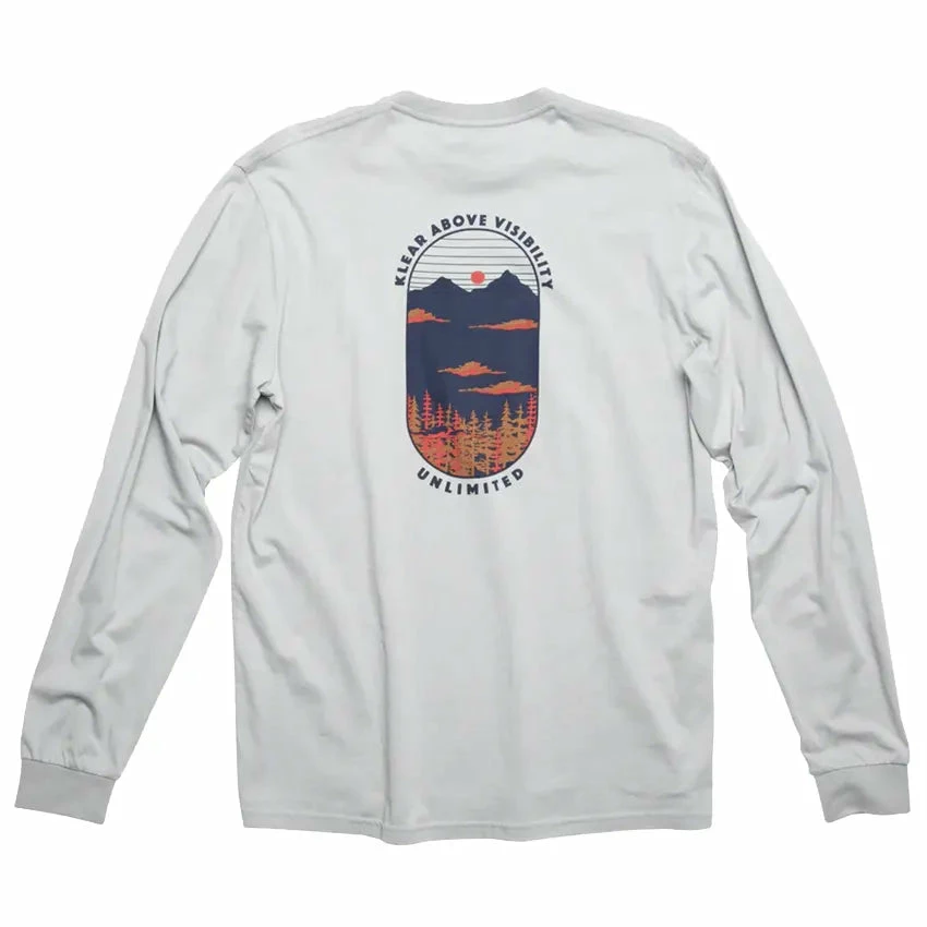 KAVU Men's Daily Dose Long Sleeve T-Shirt - Ultimate Grey - Image 2