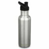 Klean Kanteen Classic 27oz W/ Sport Cap - Brushed Stainless