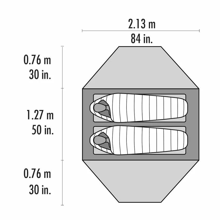 MSR Elixir 2 Backpacking Tent - Green - Image 5