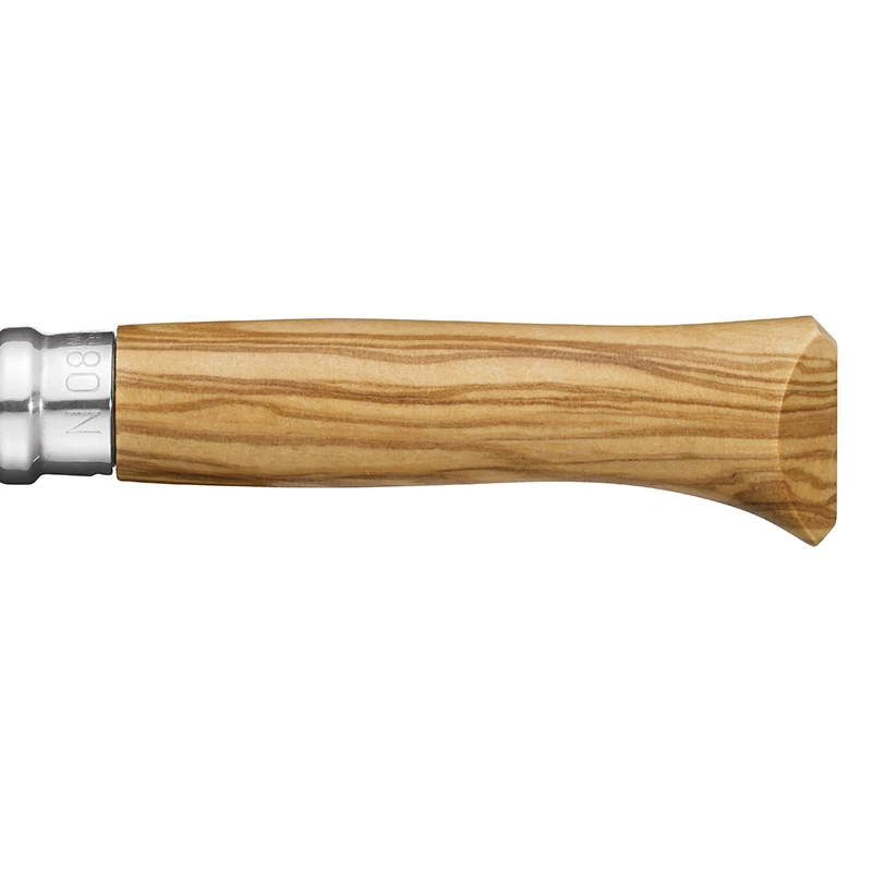 Opinel No.8 Classic Original Knife - Olive Wood - Image 3