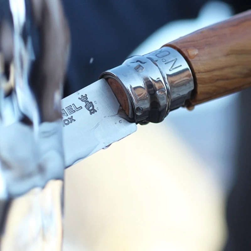 Opinel No.8 Classic Original Knife - Walnut Tree - Image 5