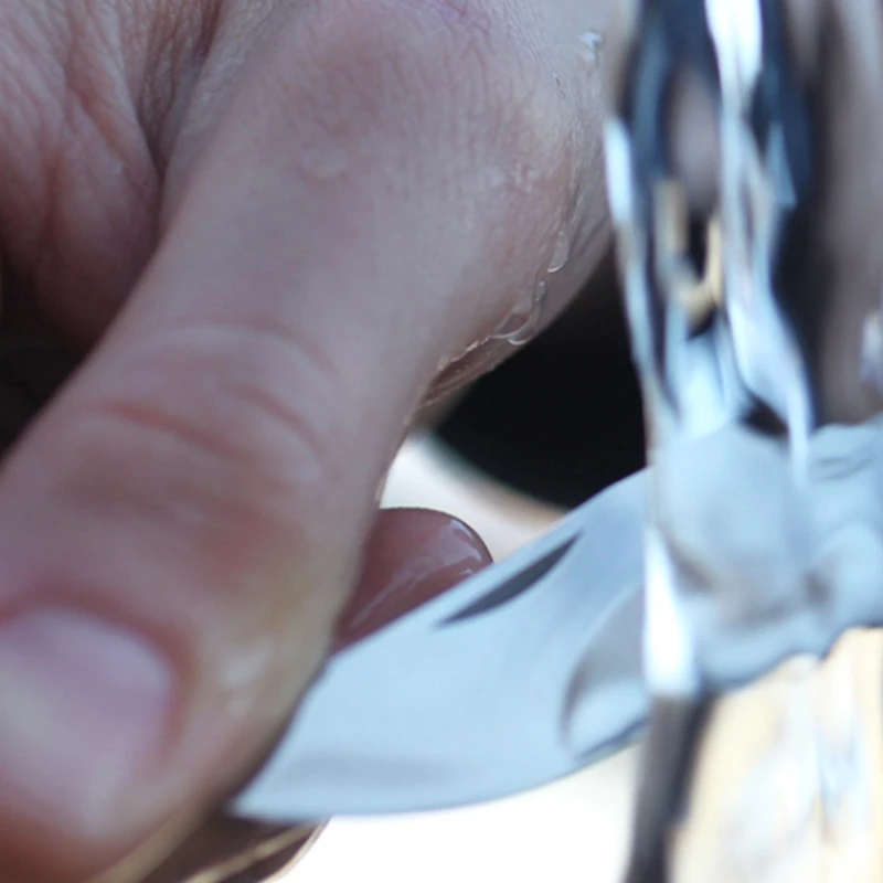 Opinel No.8 Classic Original Knife - Olive Wood - Image 4