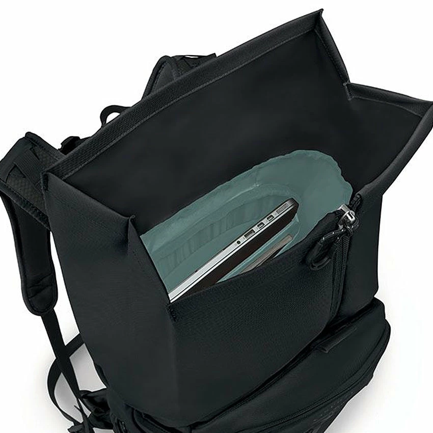 Osprey Metron 22 Rolltop - Black - Image 5