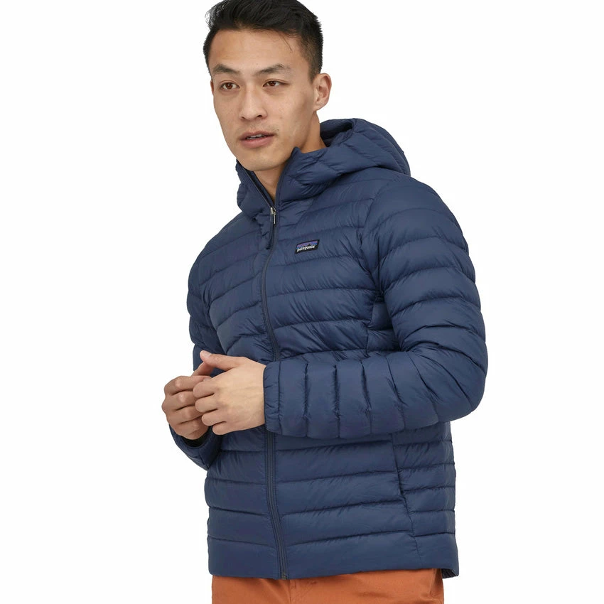Patagonia Men's Down Sweater Hoody - New Navy - Image 3