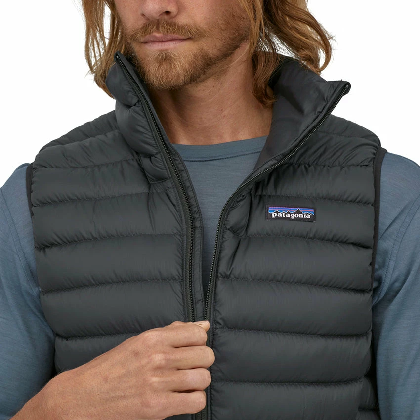 Patagonia Men's Down Sweater Vest - Black - Image 4