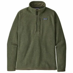 Patagonia Men's Better Sweater 1/4 Zip - Industrial Green
