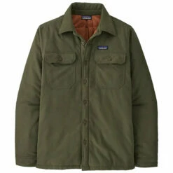 Patagonia Men's Insulated Organic Cotton MW Fjord Flannel Shirt - Basin Green