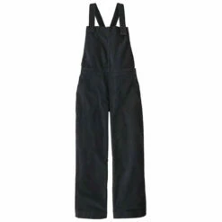 Patagonia Women's Stand Up Cropped Corduroy Overalls - Pitch Blue