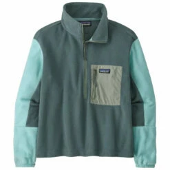 Patagonia Women's Microdini 1/2 Zip Pullover - Nouveau Green