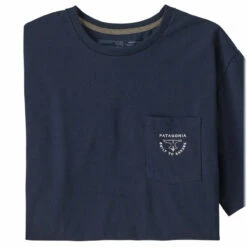 Patagonia Men's Forge Mark Crest Pocket Responsibili-Tee - New Navy