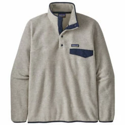 Patagonia Men's LW Synchilla Snap-T Fleece Pullover - Oatmeal Heather
