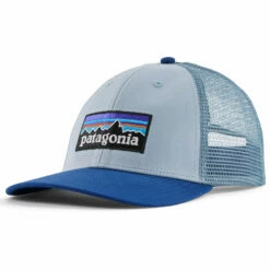 Patagonia P-6 Logo LoPro Trucker Hat - Steam Blue