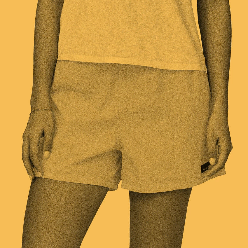 Patagonia Women's Funhoggers Shorts - Light Plume Grey - Image 2