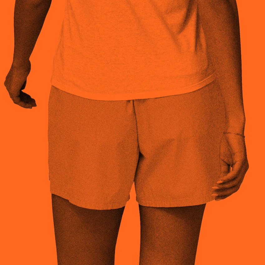 Patagonia Women's Funhoggers Shorts - Light Plume Grey - Image 3