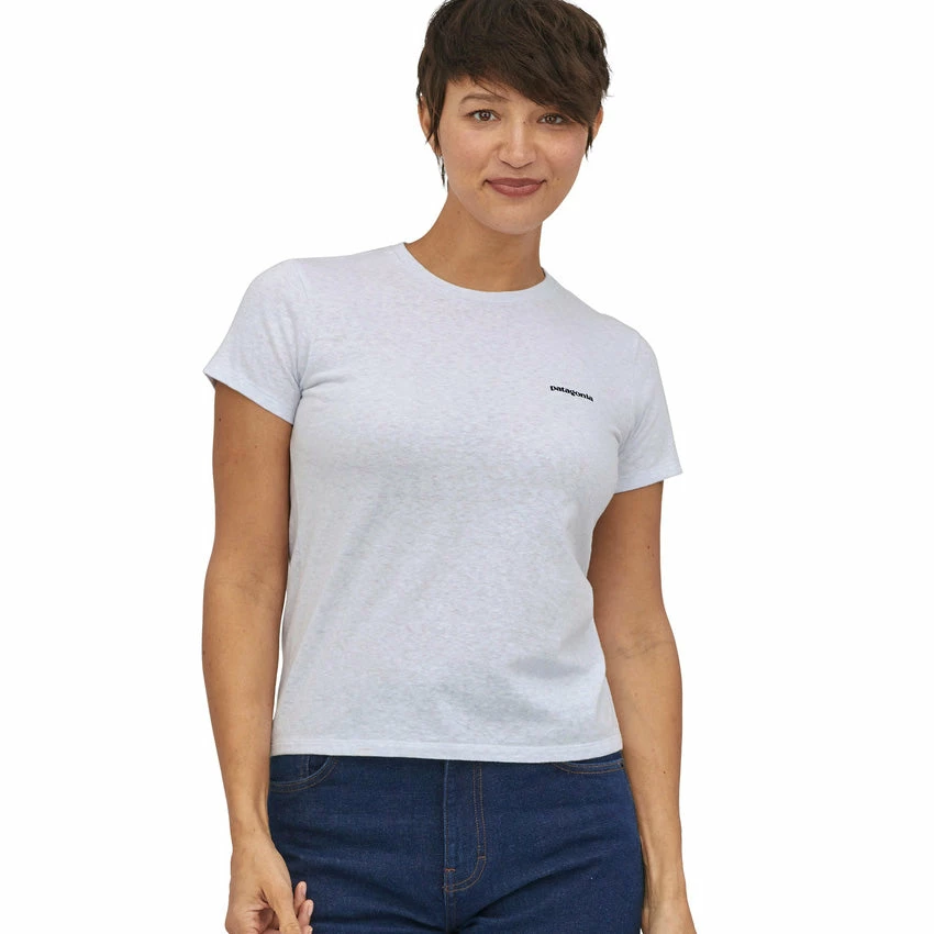Patagonia Women's P-6 Logo Responsibili-Tee - White - Image 2