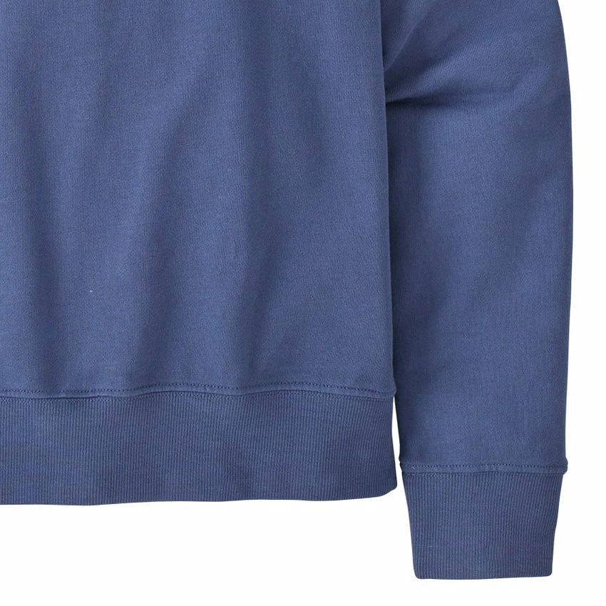 Patagonia Women's P-6 Logo Label Organic Crew Sweatshirt - Current Blue - Image 3