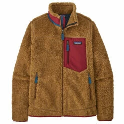 Patagonia Women's Classic Retro-X Jacket - Nest Brown W/Wax Red