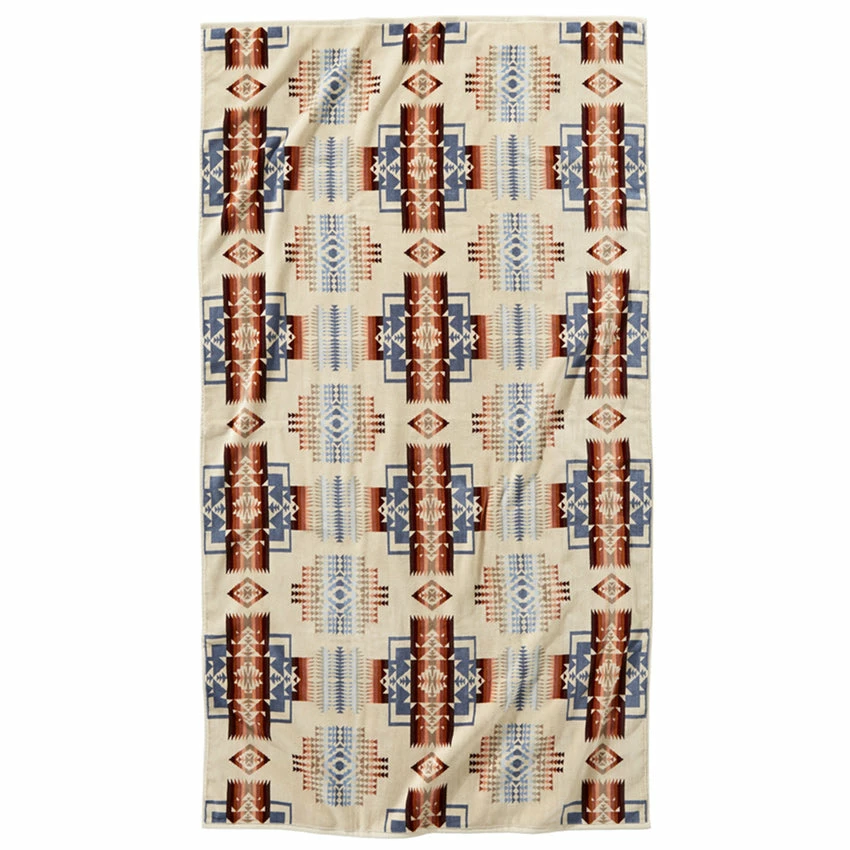Pendleton Oversized Jacquard Beach Towel - Chief Joseph Rosewood