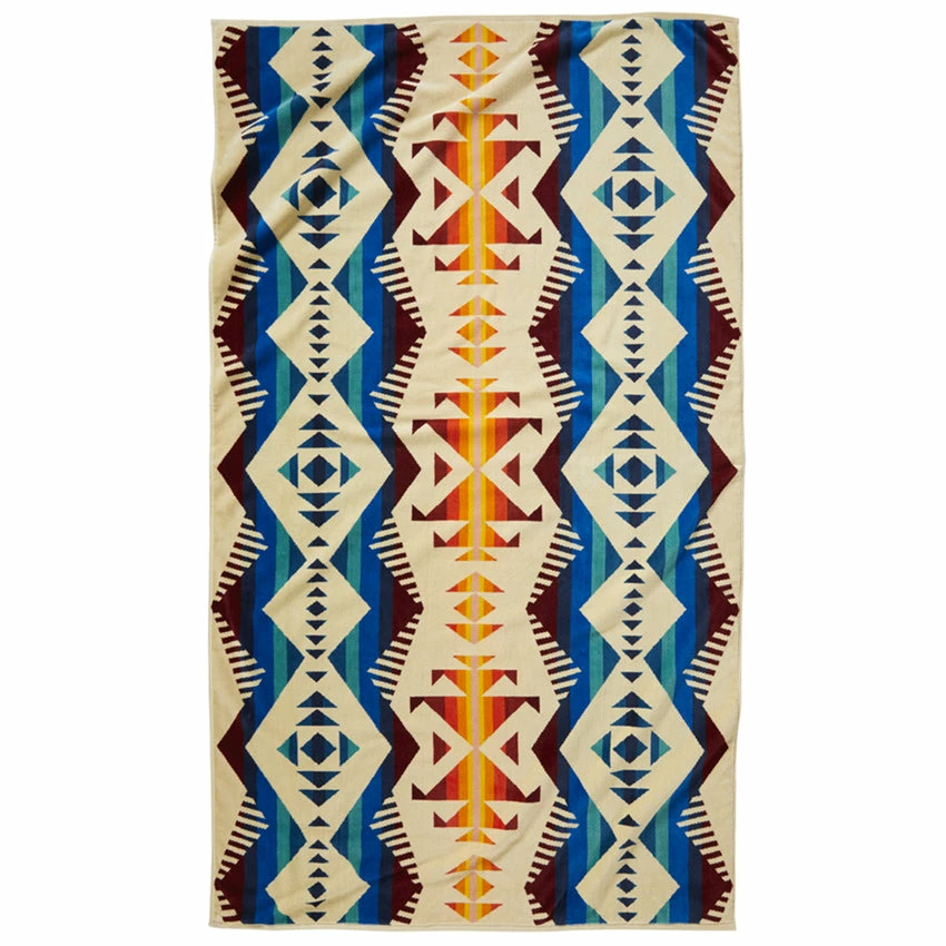 Pendleton Oversized Jacquard Beach Towel - Los Lunas