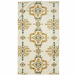Pendleton Oversized Jacquard Beach Towel - Rock Point Ivory Mix