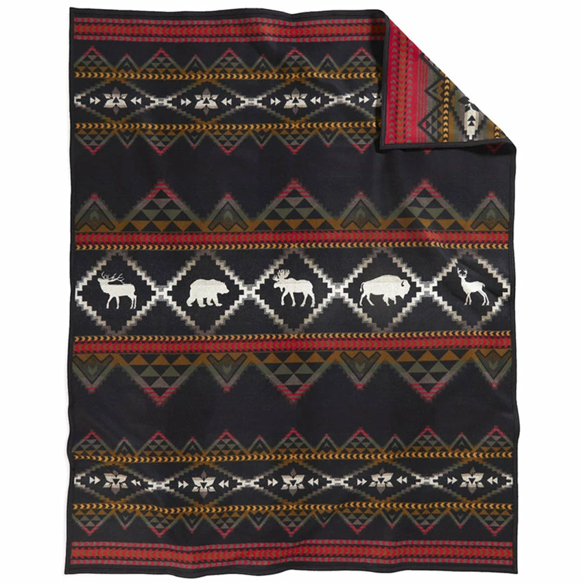 Pendleton Jacquard Blanket Robe - Lost Trail - Image 2