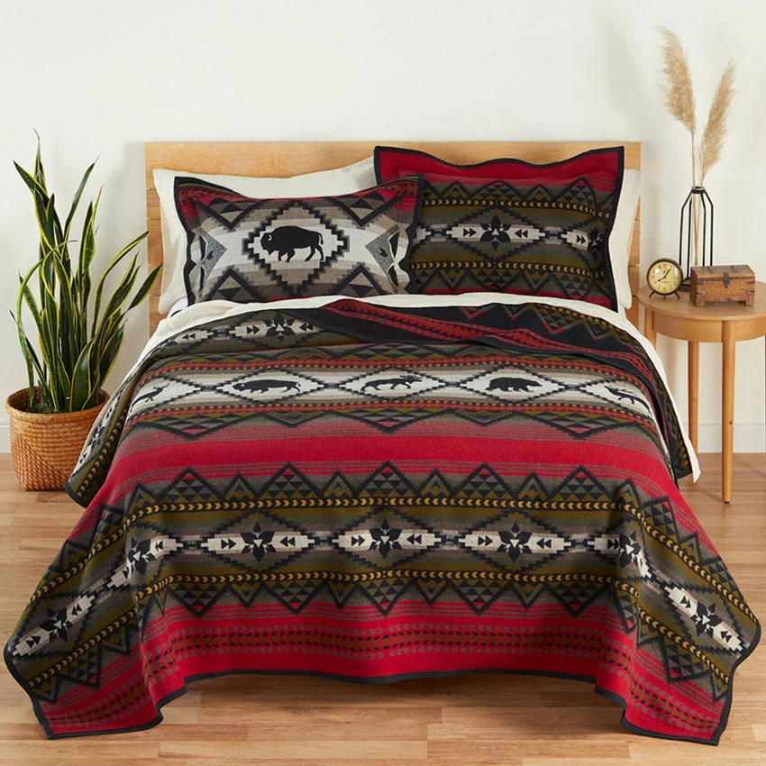 Pendleton Jacquard Blanket Robe - Lost Trail - Image 4