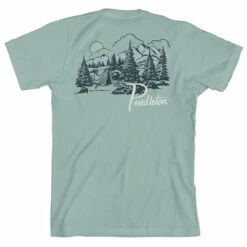 Pendleton Mountain Camping Graphic Tee - Dusty Blue/Navy