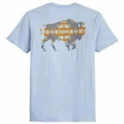 Pendleton Chief Joseph Graphic Tee - Stonewash Denim/Multi